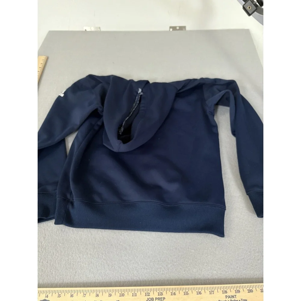 Adidas Hoodie Mens XS Navy‎ Blue Climalite Pullover Athletic Sweatshirt Pocket